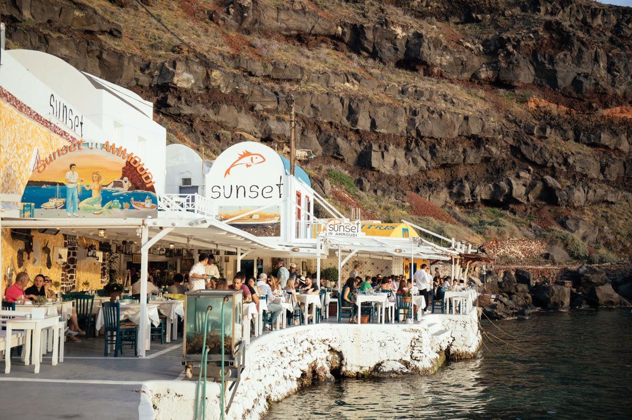 Imagem do artigo: Onde Jantar em Santorini, Grécia