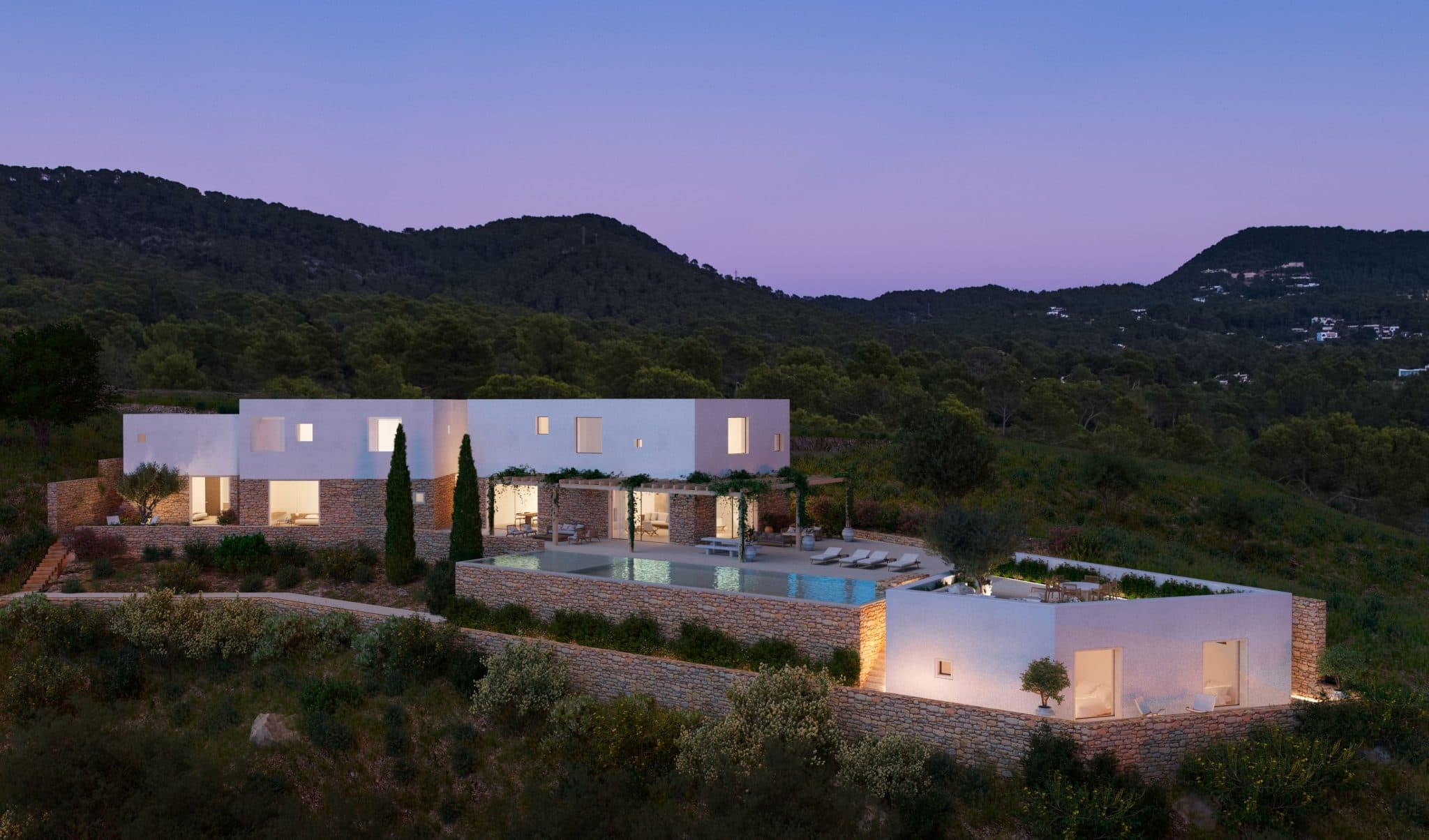 Imagem do artigo: Vilas Intimistas de Calcário com a Assinatura Minimalista do Arquiteto John Pawson